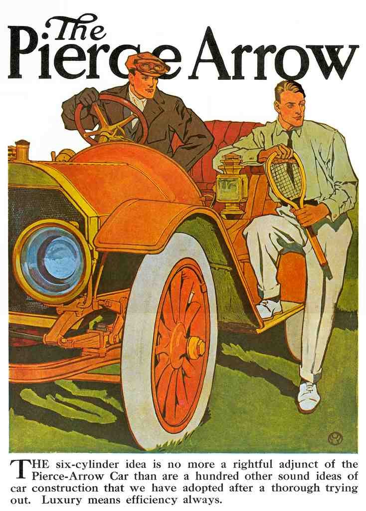 Pierce Arrow Vintage A4 Photo Print