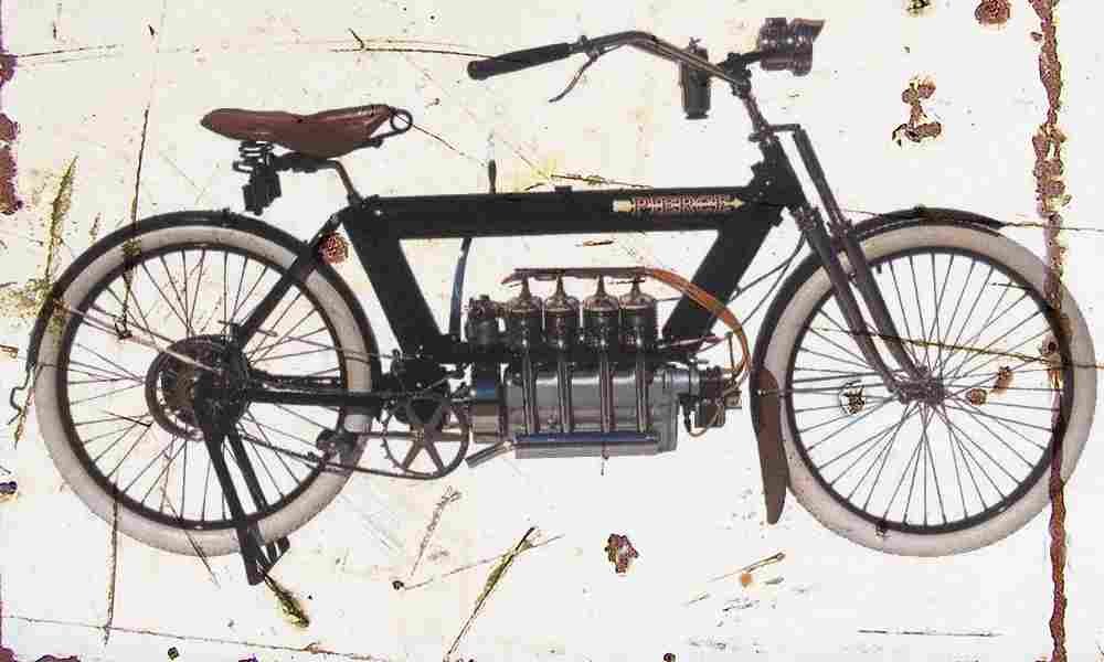 Pierce Four 1910 Aged Vintage A4 Photo Print