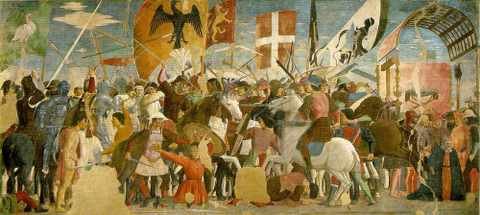 Piero DellFrancescBattle Between Heraclius And Chosroes A4 Photo Print