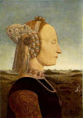 Piero DellFrancescPortrait Of BattistSforz A4 Photo Print