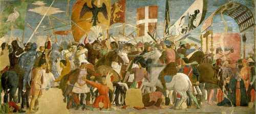 Piero Della Francesca Battle Between Heraclius And Chosroes A4 Photo Print