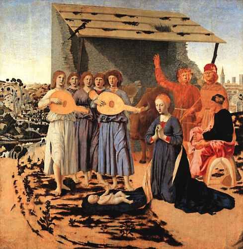 Piero Della Francesca Nativity A4 Photo Print