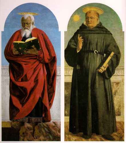Piero Della Francesca Polyptych Of Saint Augustine 2 A4 Photo Print