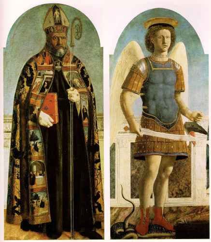 Piero Della Francesca Polyptych Of Saint Augustine A4 Photo Print