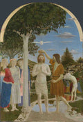 Piero della Francesca The Baptism of Christ A4 Photo Print