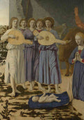 Piero della Francesca The Nativity 2025 detail A4 Photo Print
