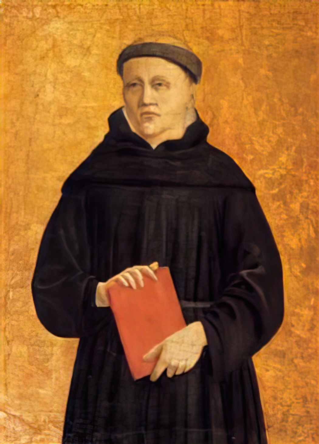 Piero della Francesca augustinian saint Art A4 Photo Print