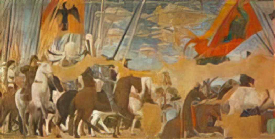 Piero della Francesca battle between constantine and maxentius 1464(1 Art A4 Photo Print