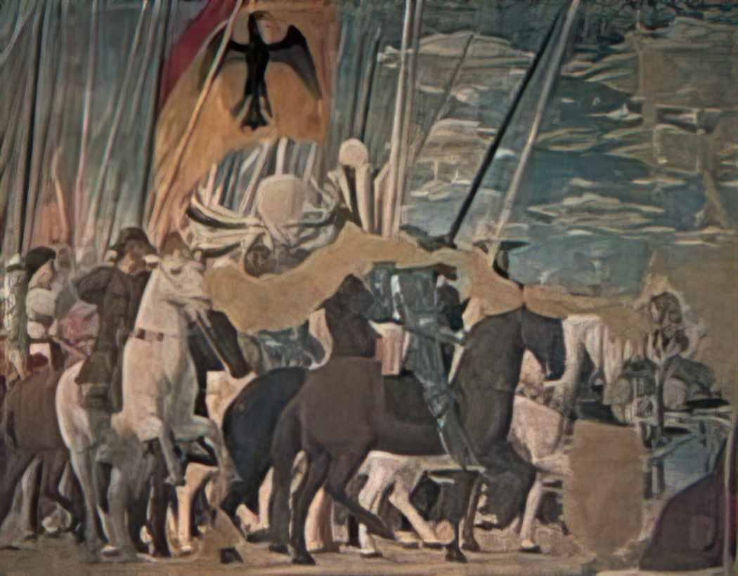 Piero della Francesca constantine s victory over maxentius detail(1) Art A4 Photo Print