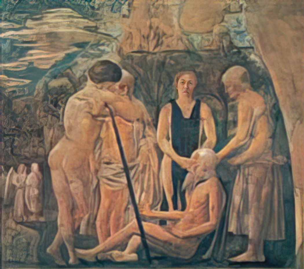 Piero della Francesca death of adam detail(1) Art A4 Photo Print