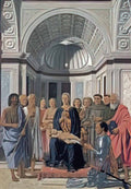 Piero della Francesca madonna and child with saints 1472(1) Art A4 Photo Print