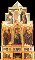 Piero della Francesca polyptych of st anthony(1) Art A4 Photo Print