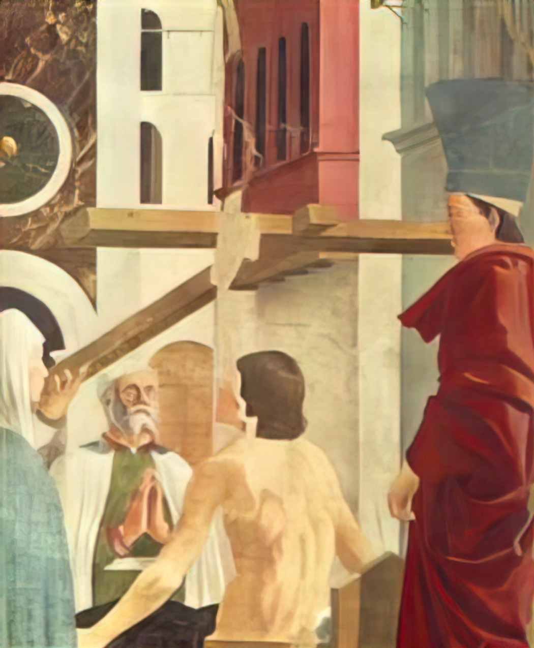 Piero della Francesca recognition of the true cross detail(1) Art A4 Photo Print