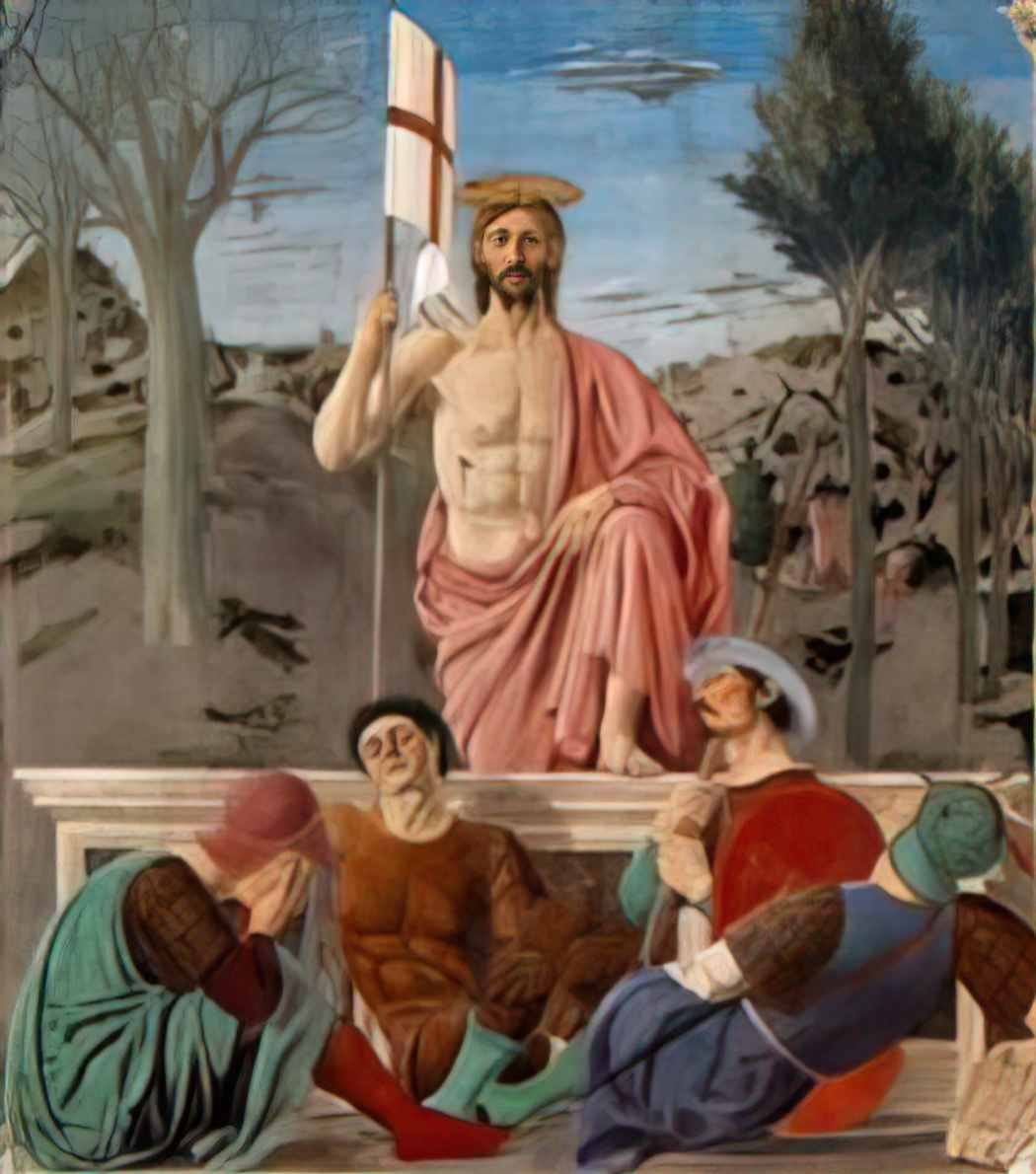 Piero della Francesca resurrection Art A4 Photo Print