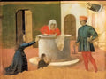 Piero della Francesca st elizabeth saves a boy Art A4 Photo Print