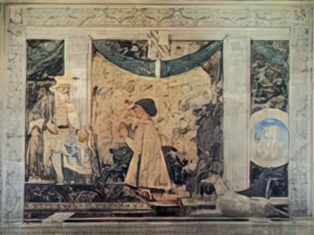 Piero della Francesca st sigismund and sigismondo pandolfo malatesta Art A4 Photo Print