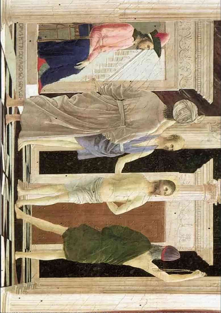 Piero della Francesca the flagellation of christ 2 A4 Photo Print