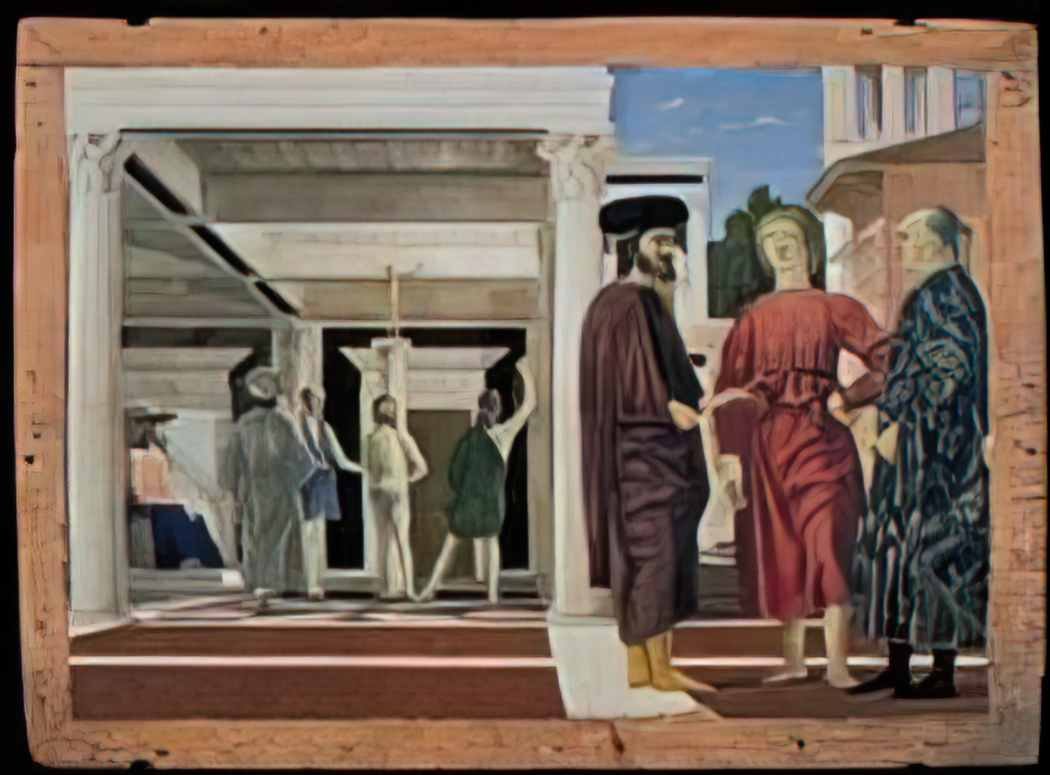 Piero della Francesca the flagellation of christ(1) Art A4 Photo Print