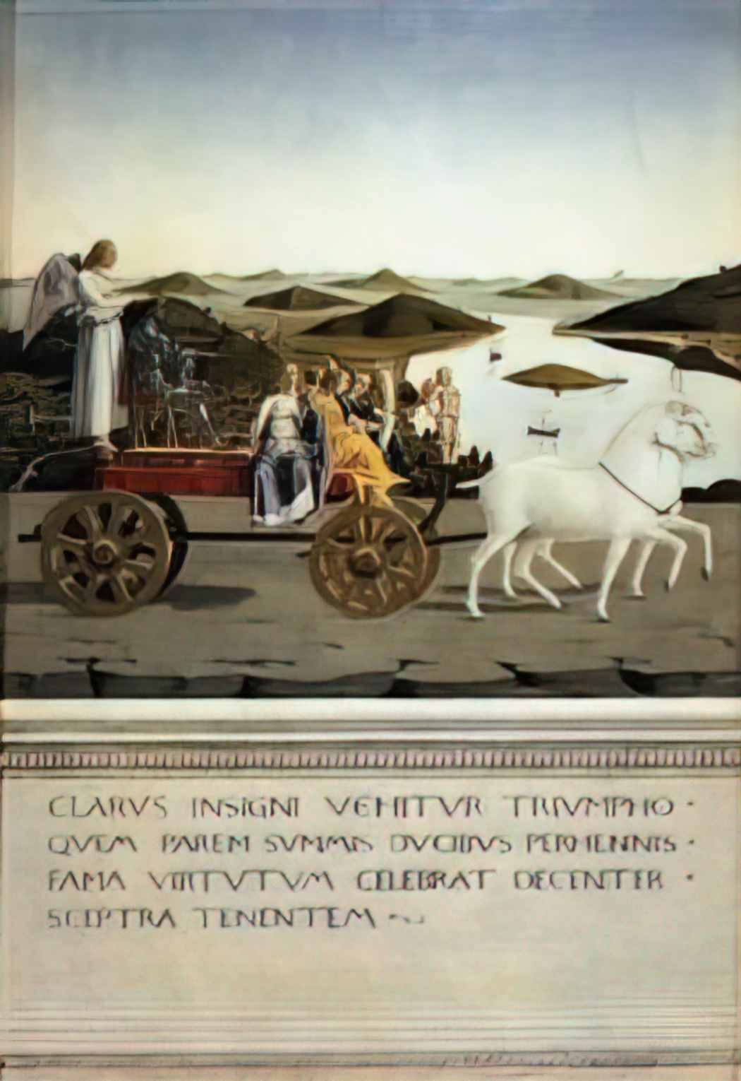Piero della Francesca triumph of federico da montefeltro Art A4 Photo Print