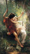 Pierre Auguste Cot Springtime A4 Photo Print