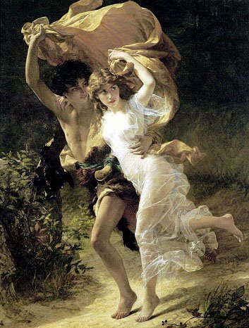 Pierre Auguste Cot Storm A4 Photo Print
