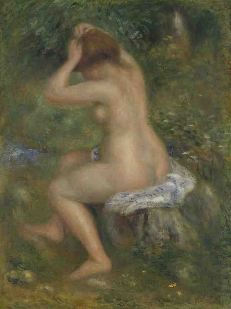 Pierre Auguste Renoir A Bather A4 Photo Print