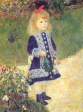 Pierre Auguste Renoir A Girl with a Watering Can A4 Photo Print