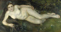 Pierre Auguste Renoir A Nymph by a Stream A4 Photo Print