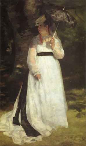 Pierre Auguste Renoir Lise with an Umbrella A4 Photo Print