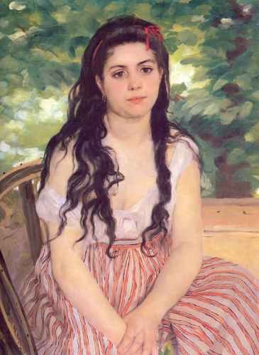 Pierre Auguste Renoir Study Summer A4 Photo Print