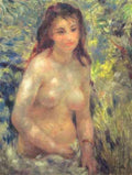 Pierre Auguste Renoir Study Torso Sunlight Effect A4 Photo Print
