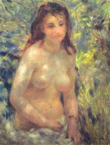 Pierre Auguste Renoir Study Torso Sunlight Effect A4 Photo Print