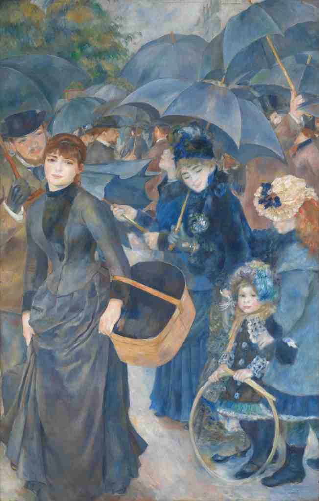 Pierre Auguste Renoir The Umbrellas A4 Photo Print