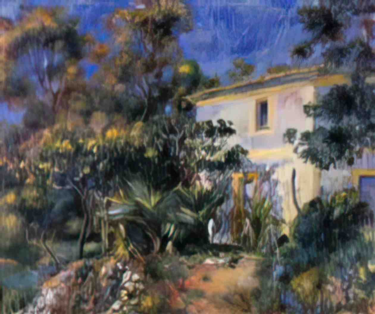 Pierre Auguste Renoir algiers landscape 1895 Art A4 Photo Print