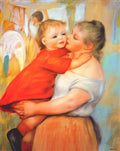 Pierre Auguste Renoir aline and pierre 1887 Art A4 Photo Print