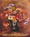 Pierre Auguste Renoir anemones 1898 Art A4 Photo Print