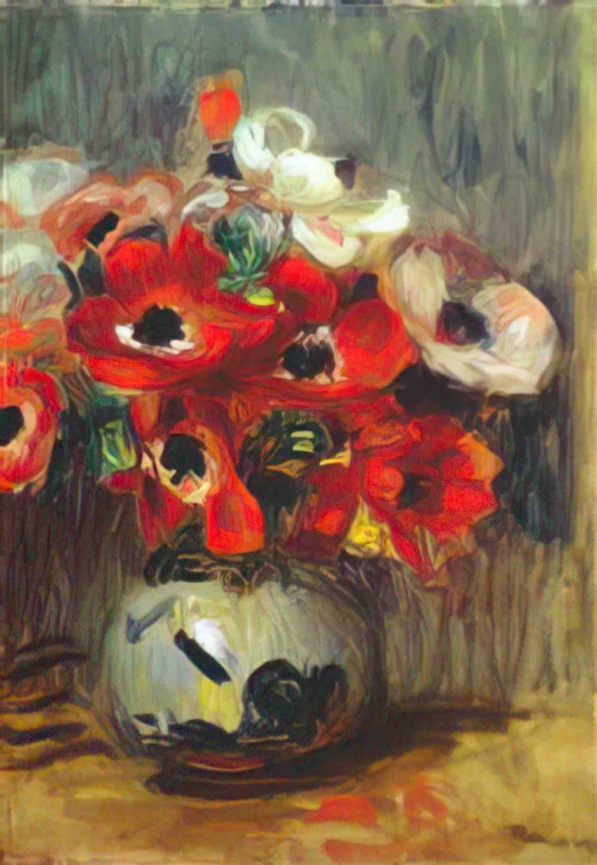 Pierre Auguste Renoir anemones 1905 Art A4 Photo Print