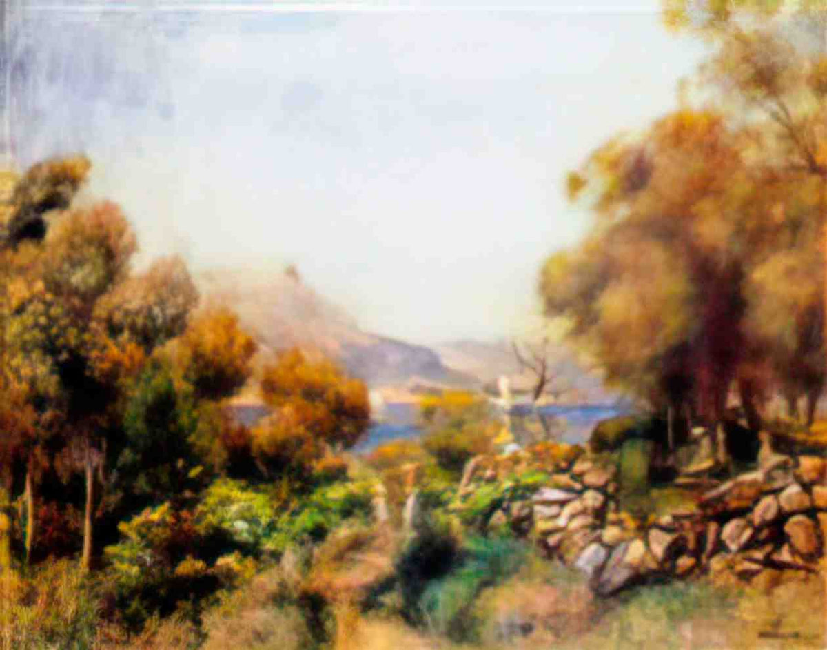 Pierre Auguste Renoir antibes 1893 Art A4 Photo Print