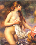 Pierre Auguste Renoir bather 2 Art A4 Photo Print