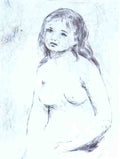 Pierre Auguste Renoir bather Art A4 Photo Print
