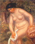 Pierre Auguste Renoir bather drying herself 1895 Art A4 Photo Print