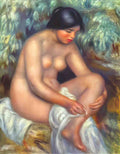 Pierre Auguste Renoir bather wiping a wound 1909 Art A4 Photo Print