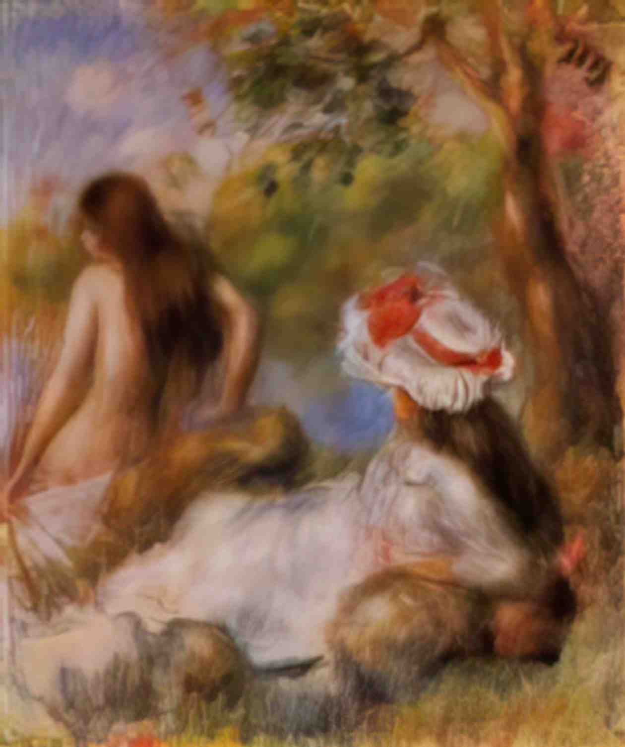Pierre Auguste Renoir bathers 1894 Art A4 Photo Print