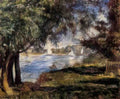 Pierre Auguste Renoir bougival 1888 Art A4 Photo Print