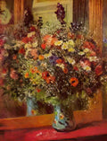 Pierre Auguste Renoir bouquet in front of a mirror 1877 Art A4 Photo Print