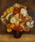 Pierre Auguste Renoir bouquet of chrysanthemums 1881 Art A4 Photo Print