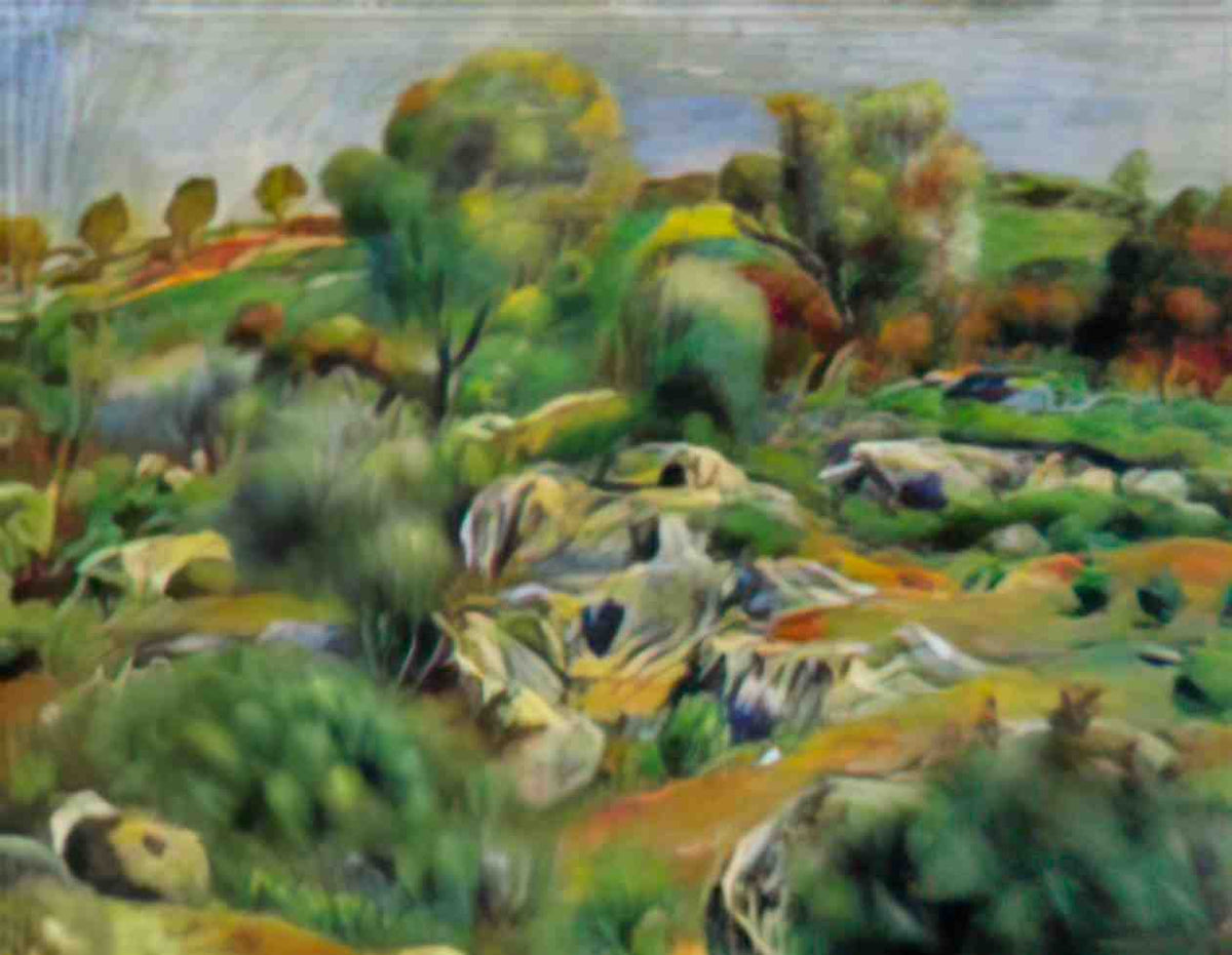 Pierre Auguste Renoir breton landscape 1893 Art A4 Photo Print
