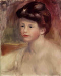 Pierre Auguste Renoir bust of a young woman 1904 Art A4 Photo Print