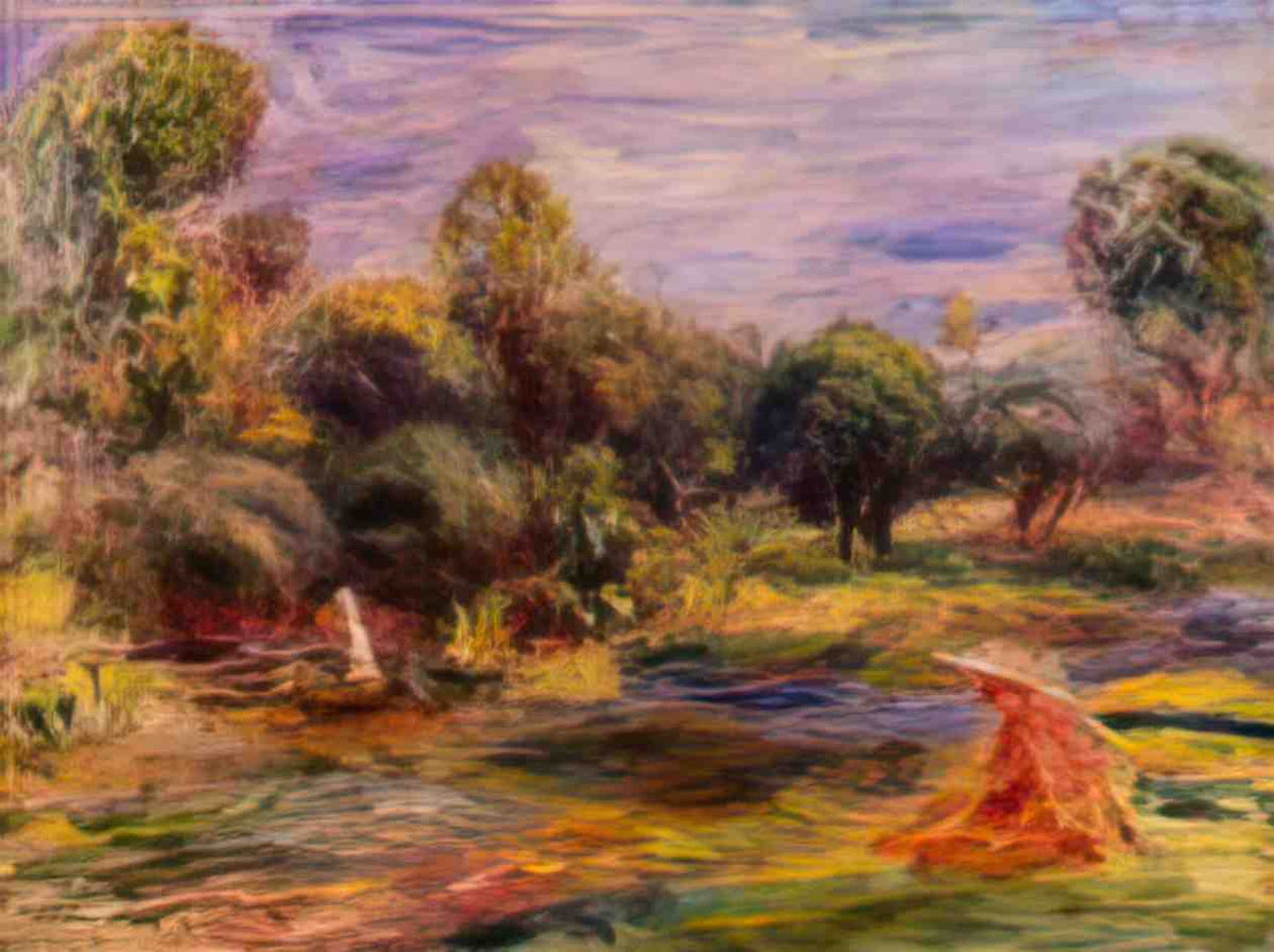 Pierre Auguste Renoir cagnes landscape 1908 Art A4 Photo Print