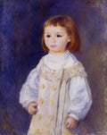 Pierre Auguste Renoir child in a white dress lucie berard 1883 Art A4 Photo Print